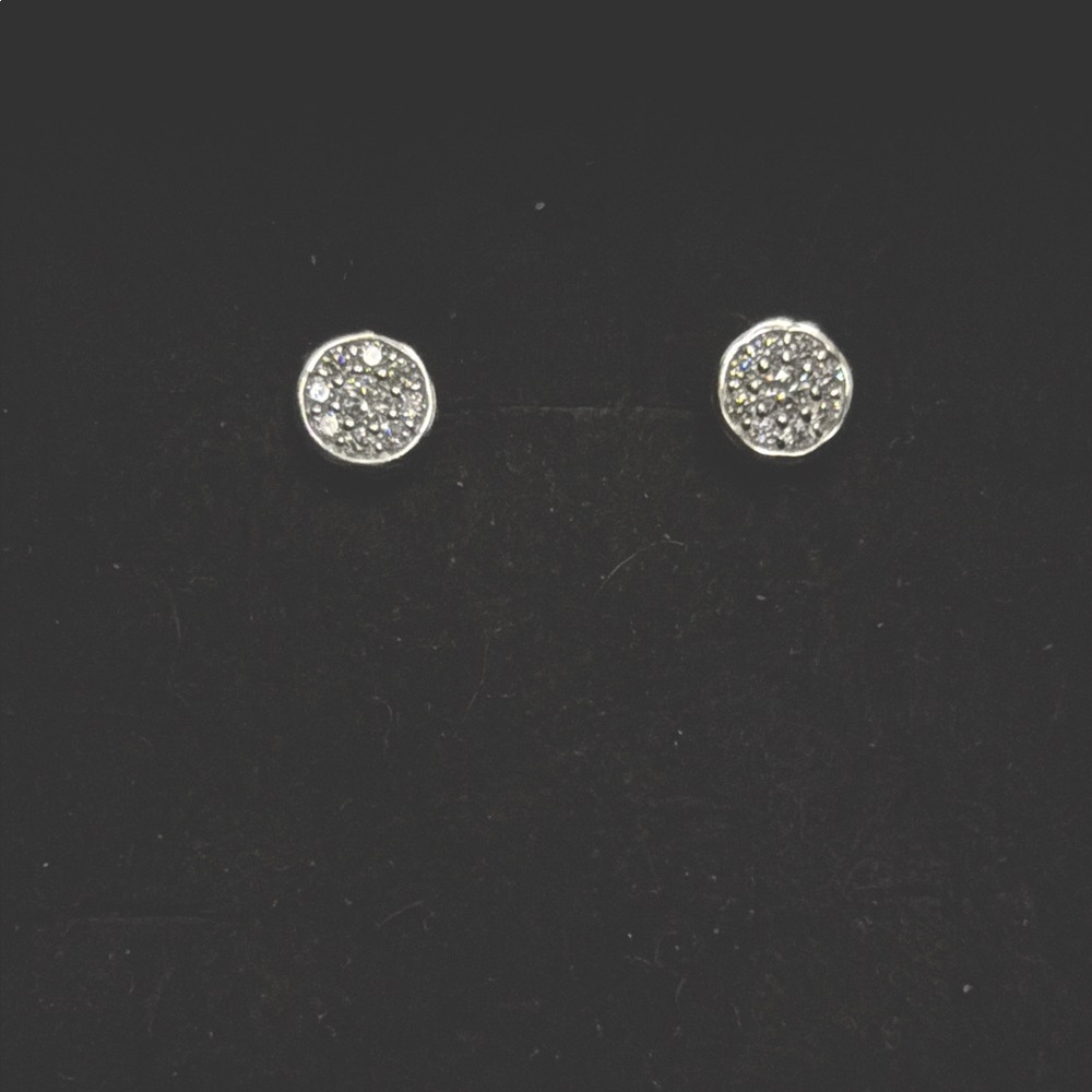 Moissanite Silver Earrings